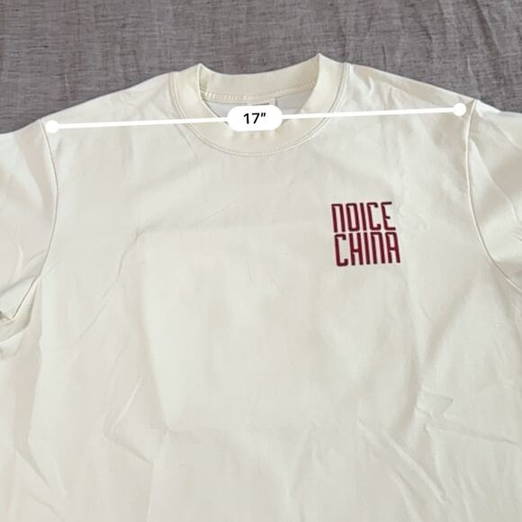 Noice China x Wharton University of PA Collab Tee | Dragon Art Back Graphic - M - Picture 8 of 16
